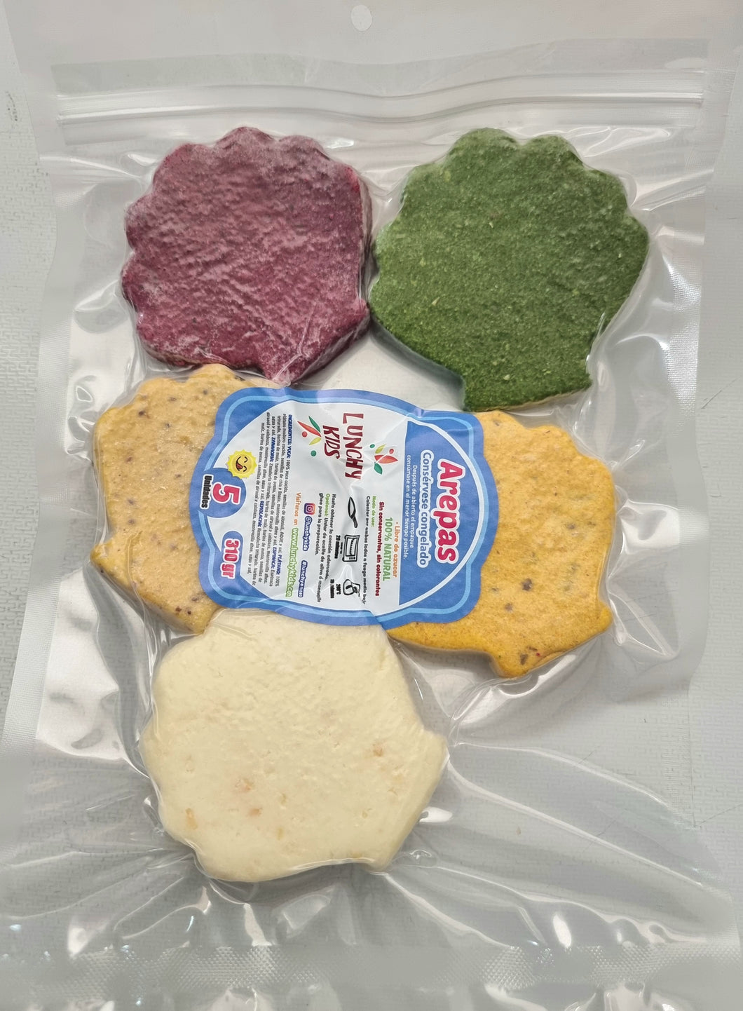 Arepas conchas de mar x 5un