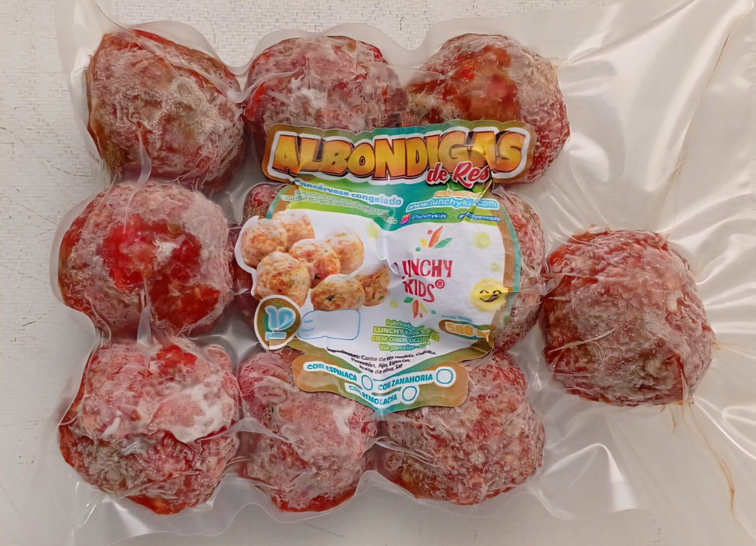 Albóndigas de carne de res